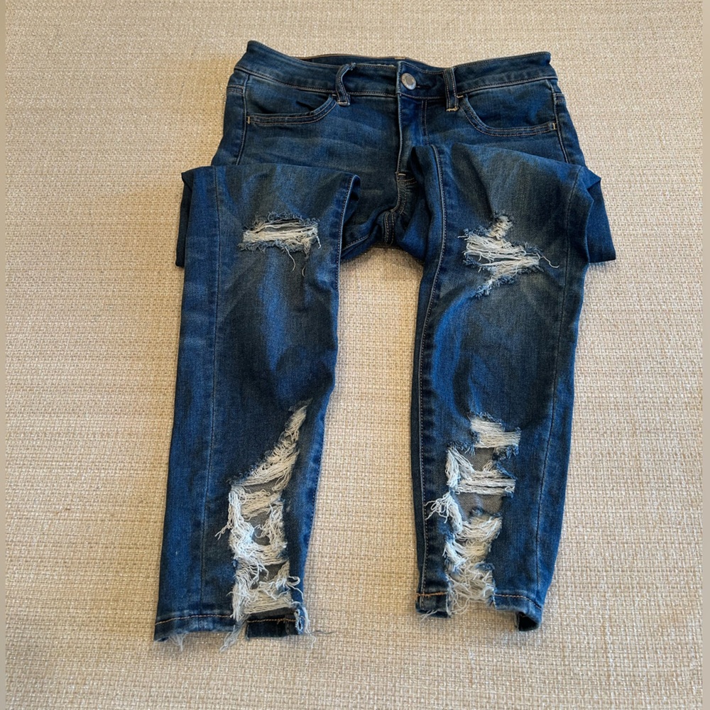 NWOT. American Eagle Denim Jeans Next Level Stretch Jegging Crop NWOT